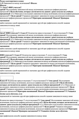 Обложка для материала 6. Исследование зависимостей между реальных процессов. Вариант 2.