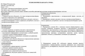 Конспект урока по русскому языку для 3 класса на тему: "Неопределенная форма глагола".