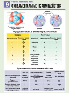Обложка для материала фундаментальные взаимодействия