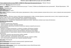 Обложка для материала Урок физической культуры в 6 классе Баскетбол