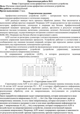 Обложка для материала Структурная схема арифметико-логического устройства