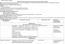 Обложка для материала Конспект образовательной деятельности по познавательному развитию в старшей группе