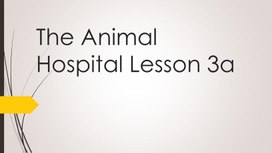 Презентация The Animal Hospital