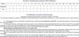 Обложка для материала График температурного режима