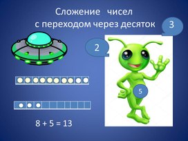 Обложка для материала Методическое пособие по математике . Сложение чисел через десяток.