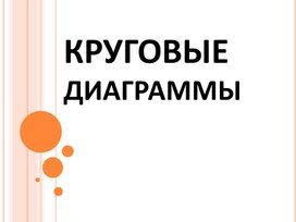 Обложка для материала Круговые диаграммы