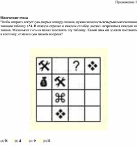 Обложка для материала 3. Дидактический материал. Приложение  1. Вариант 1.