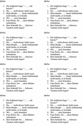 Модальные глаголы в немецком языке.
