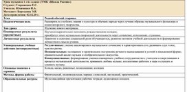 Обложка для материала Урок музыки в начальной школе: "Родной обычай старины"
