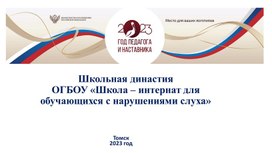 Обложка для материала Презентация "Школьная династия Боруновой Надежды Ивановны"