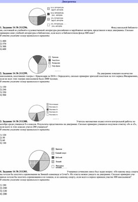 Дополнительный материал к уроку по теме "Диаграммы"