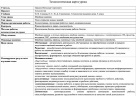 Обложка для материала Технологическая карта урока