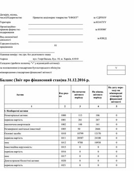 Обложка для материала Баланс (Звіт про фінансовий стан) на 31.12.2016 р.