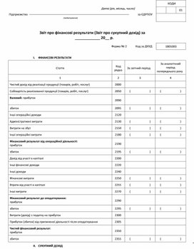 Обложка для материала Звіт про фінансові результати (Звіт про сукупний дохід) (квартальна — зі звіту за І кв. 2013 р.; річна — зі звіту з 2013 рік)
