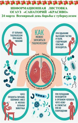 Информационная листовка.  24 марта  Всемирный день борьбы с туберкулезом