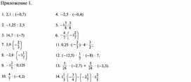 Обложка для материала 58 Арифметические действия. Приложение 1. Вариант 2