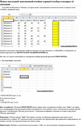 Обложка для материала Электронная таблица Microsoft Excel