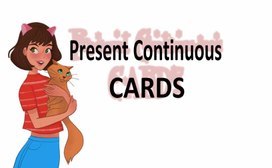 Обложка для материала Present Continuous