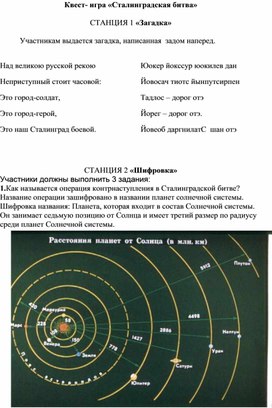 Квест Сталинградская битва