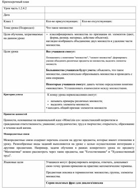 Обложка для материала множество