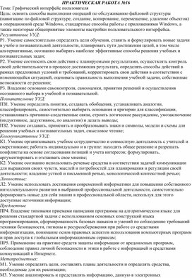 ПРАКТИЧЕСКАЯ РАБОТА №16 Тема: Графический интерфейс пользователя