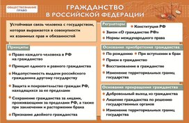 Обложка для материала гражданство в Российской федерации