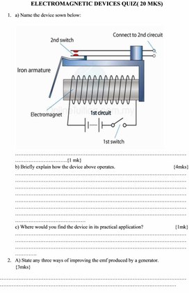 Обложка для материала ELECTROMAGNETIC DEVICES WORKSHEET - eng