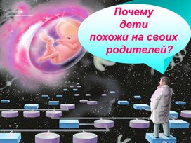 Презентация урока "Почему дети похожи на своих родителей?"