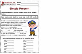 Present Simple. Лексика 3 класс Rainbow English
