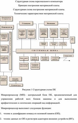 Выбери признаки характеризующие неймановскую схему построения компьютера