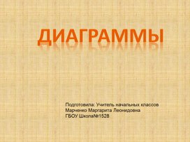 Обложка для материала Презентация по математике на тему: Диаграммы (4 класс)