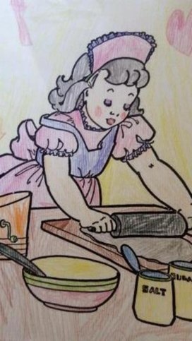 Обложка для материала Рисунок "Скоро будет готов праздничный торт"