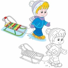 Обложка для материала разукрашки