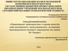 Обложка для материала Презентация Выпускной квалификационной работы