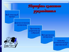 Портфель классного руководителя.