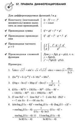 Материал по математике