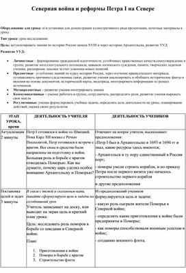 Обложка для материала Северная война и реформы Петра I на Севере