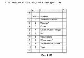 Обложка для материала Материал по информатике для уроков по Excel