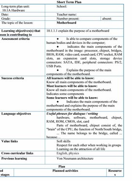 Обложка для материала 1_Computer science grade 10 Hardware Motheboard_lesson_plan_2 variant