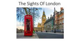 Тест "The sights of London"