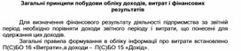 Обложка для материала Загальні принципи побудови обліку доходів, витрат і фінансових результатів