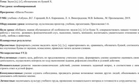 Урок литературного чтения. 1 класс. Школа России.  Звуки [х], [х'], обозначение их буквой Х.