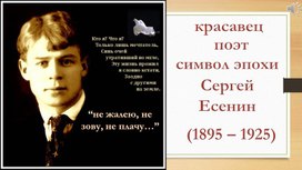 "не жалею, не зову, не плачу" - буктрейлер к 125 - летию Сергея Есенина