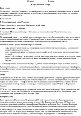 Обложка для материала В музыкальном театре