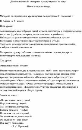 Обложка для материала Из чего состоит опера.