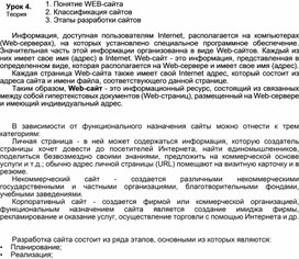 Обложка для материала Урок 4. Теория