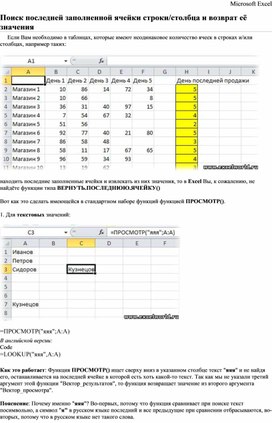 Microsoft Excel