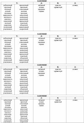 Обложка для материала непроизносимые согласные ЗАПОМНИ