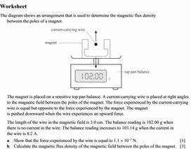 Обложка для материала Физика 10 Магнит өрісі Ампер таразысы Worksheet