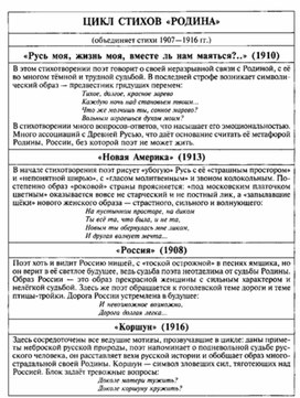 Обложка для материала Материал к урокам по русской литературе